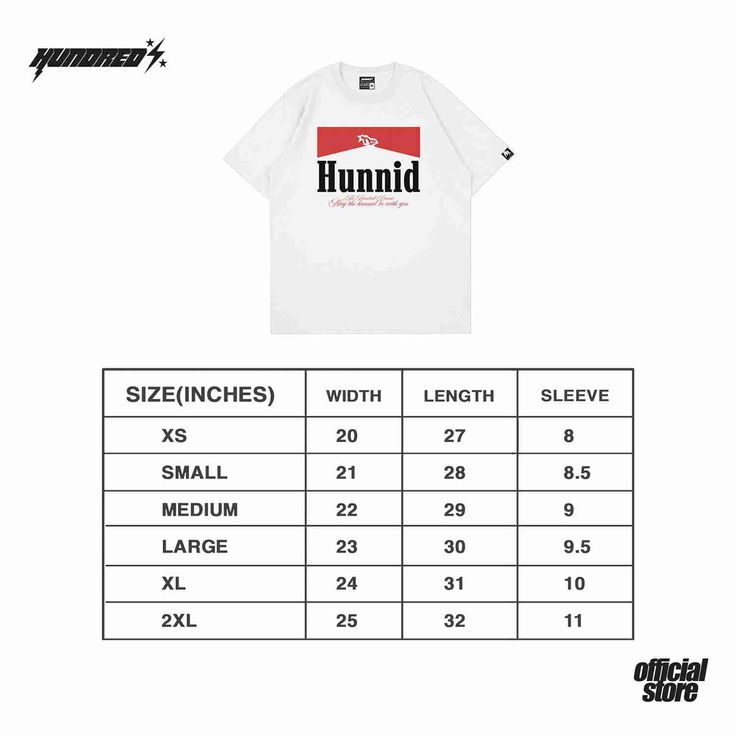 THP " HUNNID CIG " ( WHITE / RED ) THE HUNDRED PERCENT OFFICIAL STORE