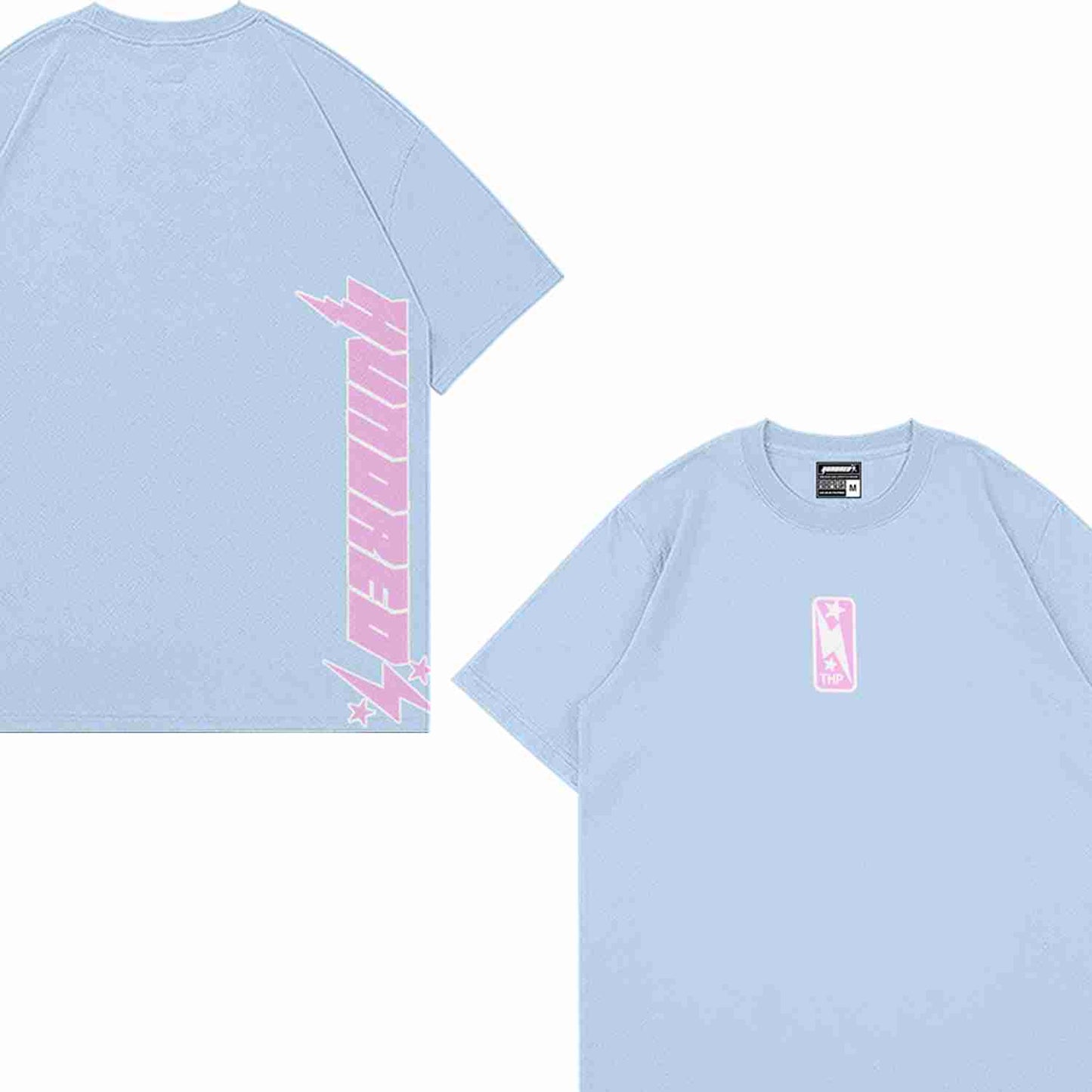 THP " SIDE SCRIPT POWDER BLUE " THE HUNDRED PERCENT OFFICIAL STORE