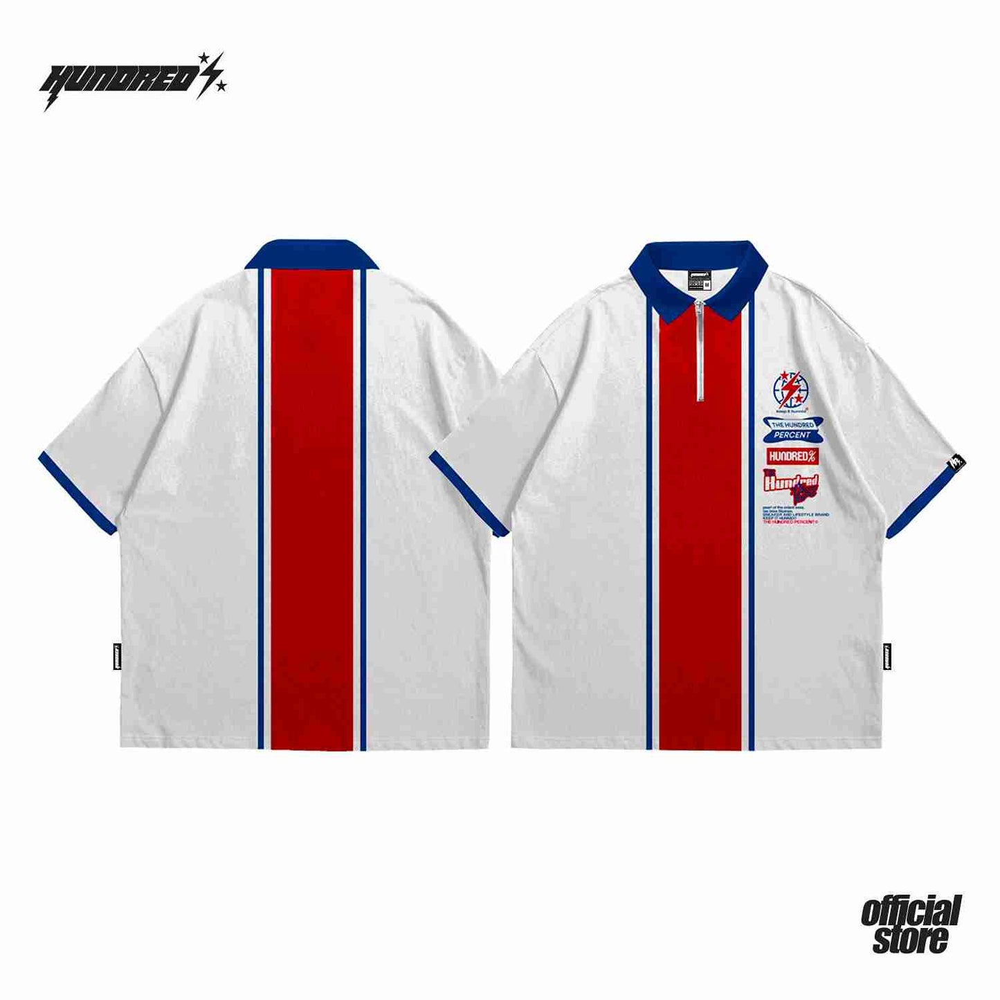 THP " TEAM U.S.A BOXY CROP POLO " THE HUNDRED PERCENT OFFICIAL STORE