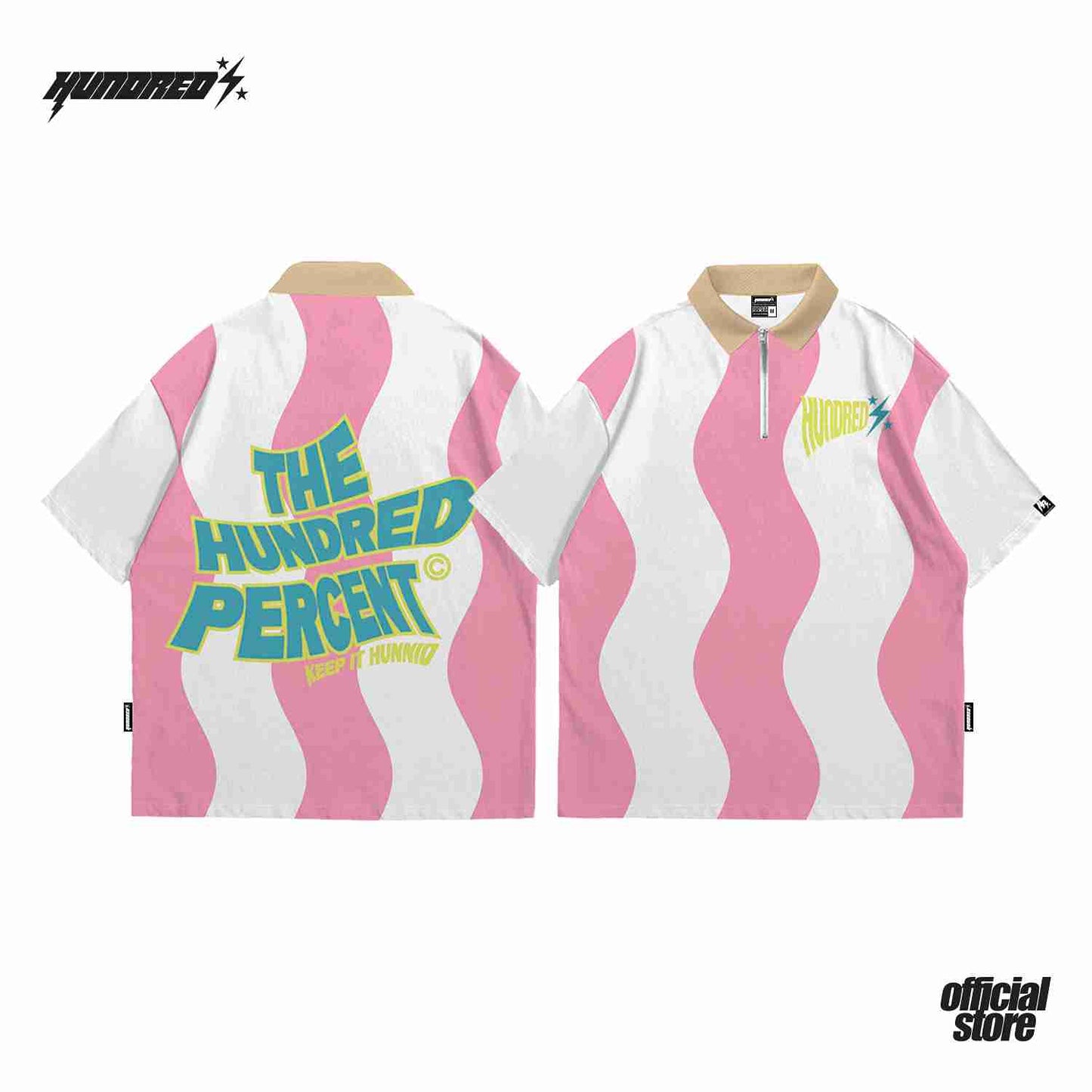 THP " LEMONADE BOXY CROP POLO " THE HUNDRED PERCENT OFFICIAL STORE