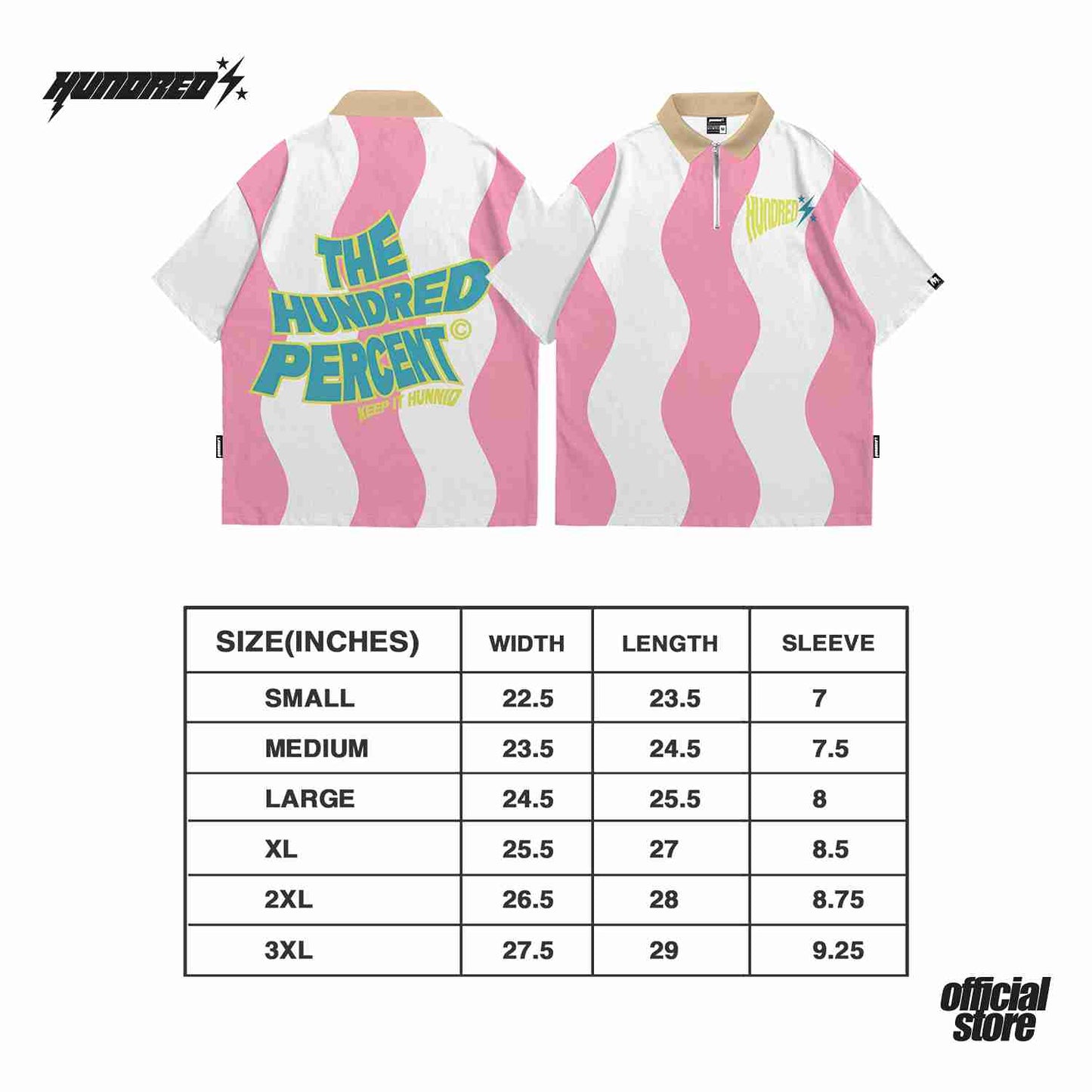 THP " LEMONADE BOXY CROP POLO " THE HUNDRED PERCENT OFFICIAL STORE