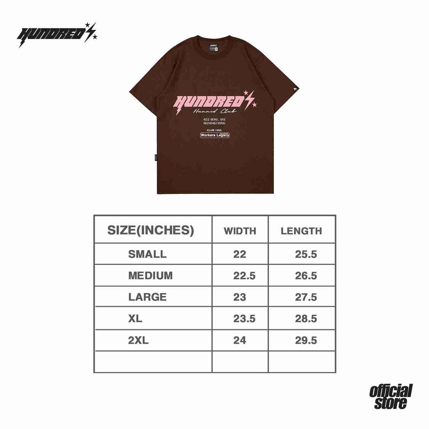 THP " WORK WEAR COLLECTION " ( HUNDREDS CLUB ) THE HUNDRED PERCENT OFFICIAL STORE