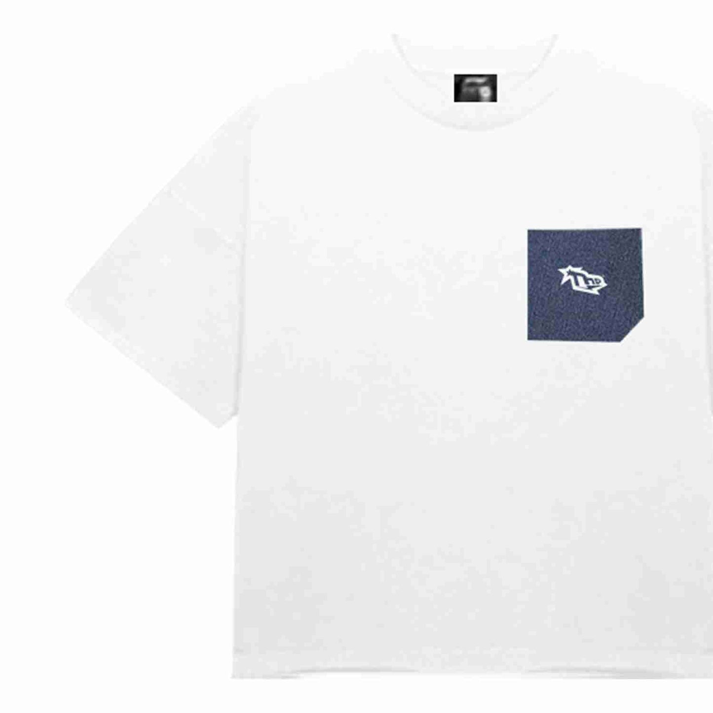 THE HUNDRED PERCENT"DENIM POCKET TEES"CROP BOX TEE