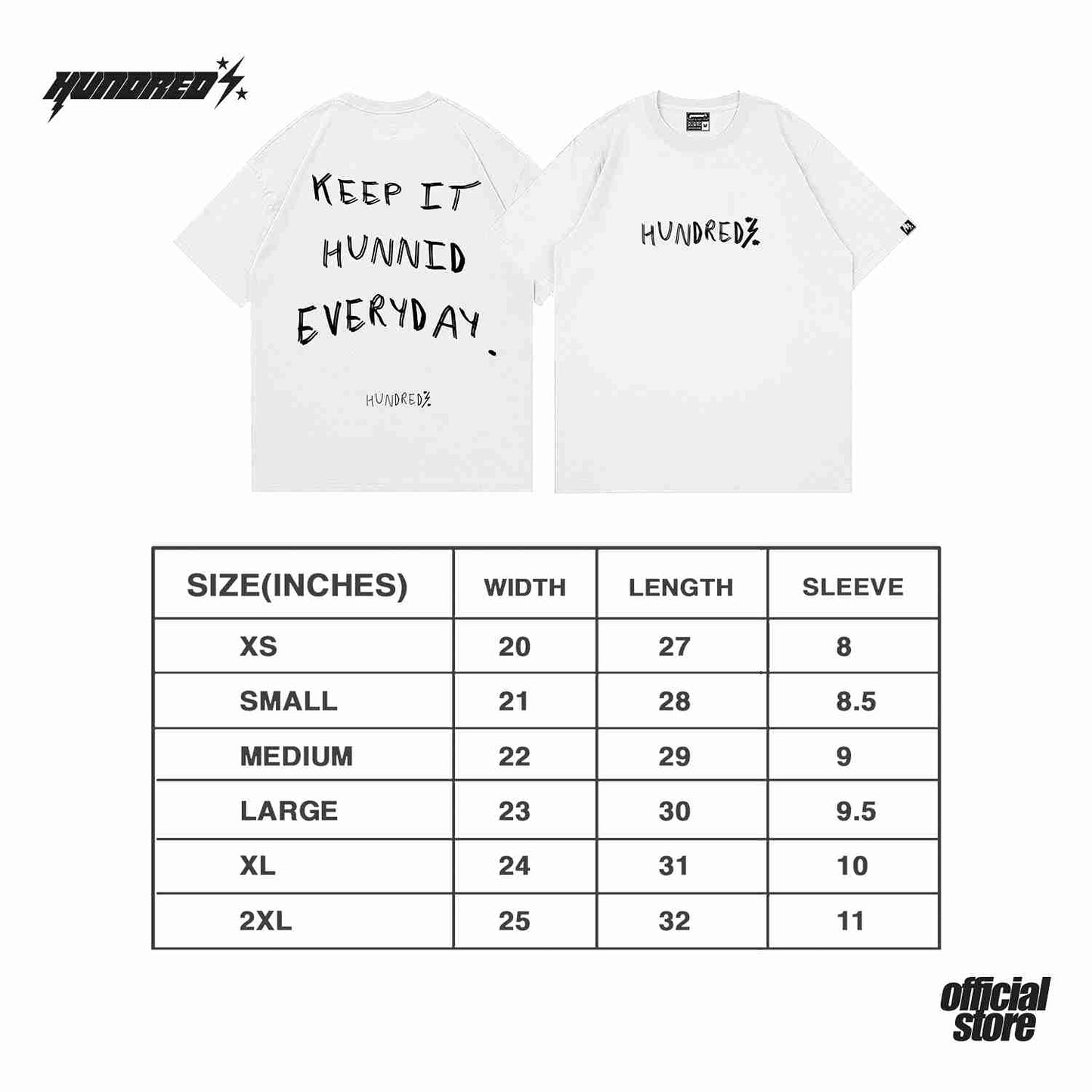 THP " KEEP IT HUNNID " THE HUNDRED PERCENT OFFICIAL STORE
