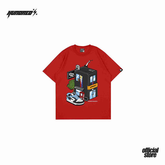 THP " OG BOX TEE ( RED ) " THE HUNDRED PERCENT OFFICIAL STORE