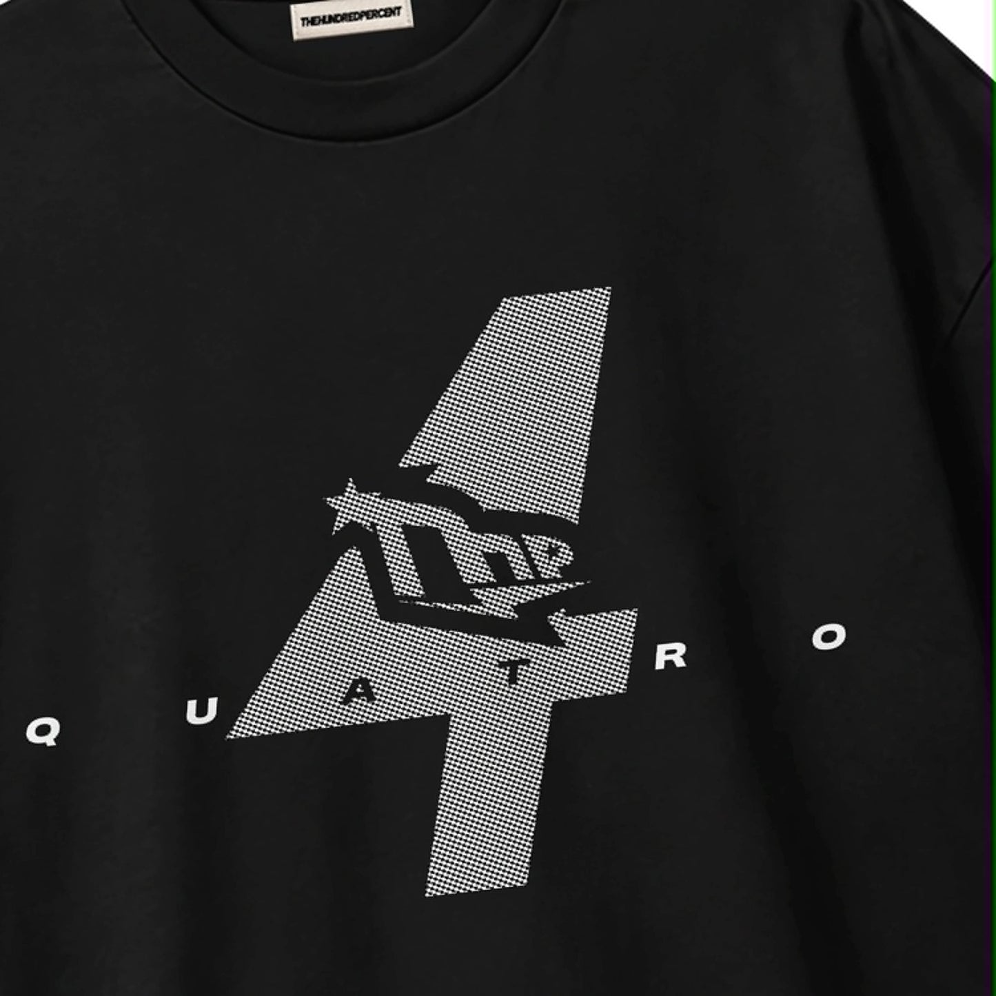The Hundred Percent “NUMERO QUATRO” Regular Fit | Premium Graphic Tee | Premium DTF Print