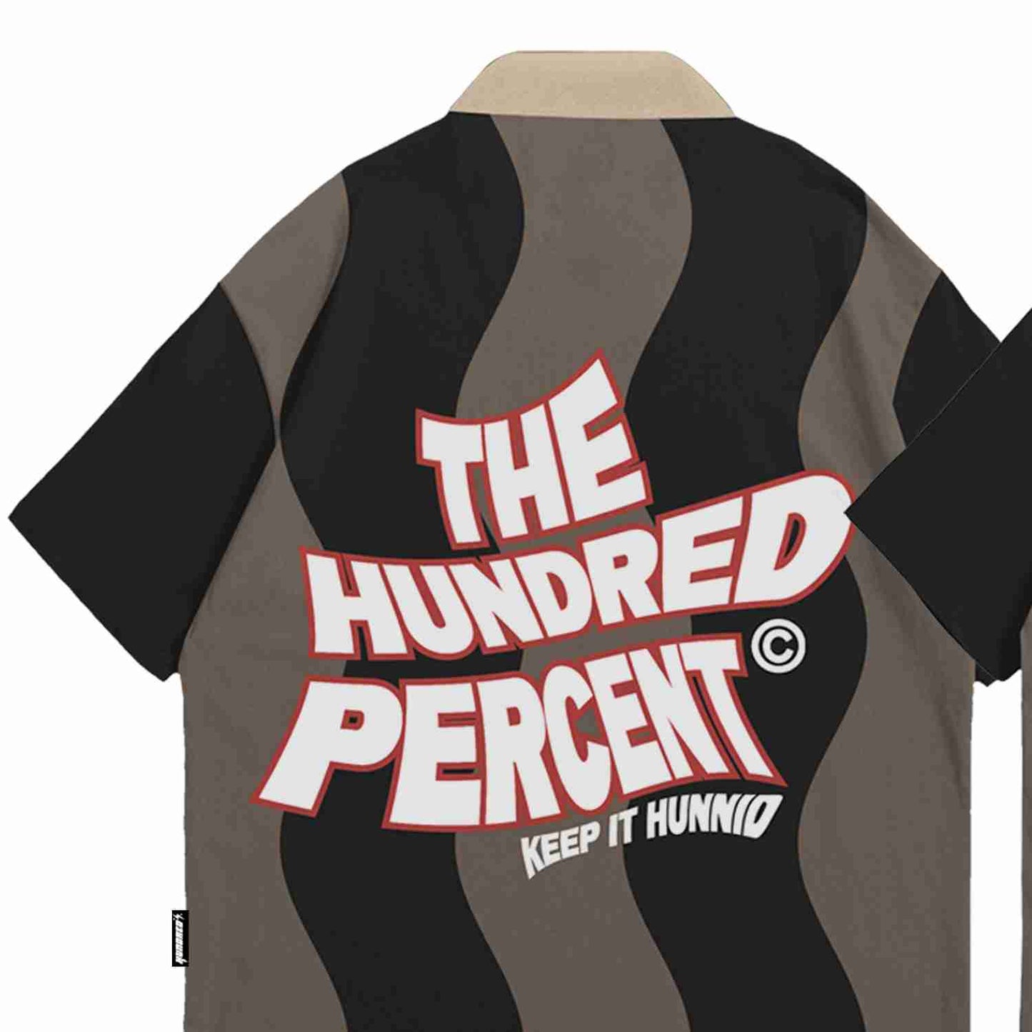 THP " WAVY WORK WEAR BOXY CROP POLO " THE HUNDRED PERCENT OFFICIAL STORE