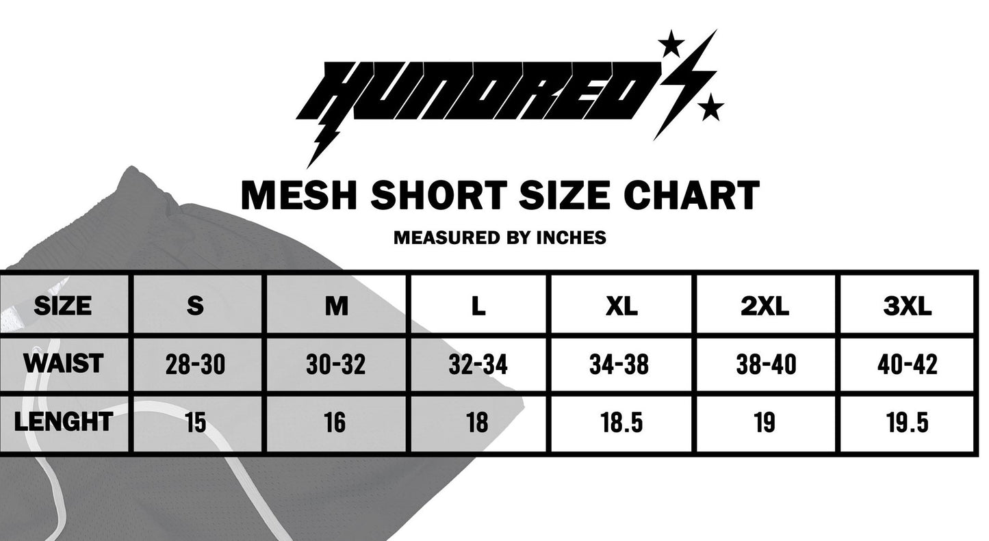 The Hundred Percent"Red punch" Mesh Short