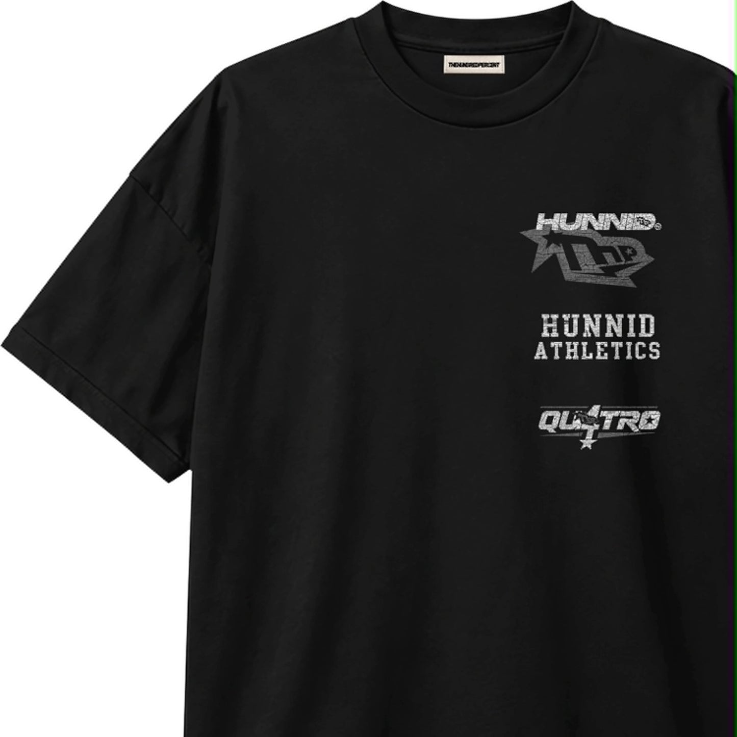 The Hundred Percent “ATHLETIC QUATRO” Regular Fit | Premium Graphic Tee | Premium DTF Print | Viral TEE