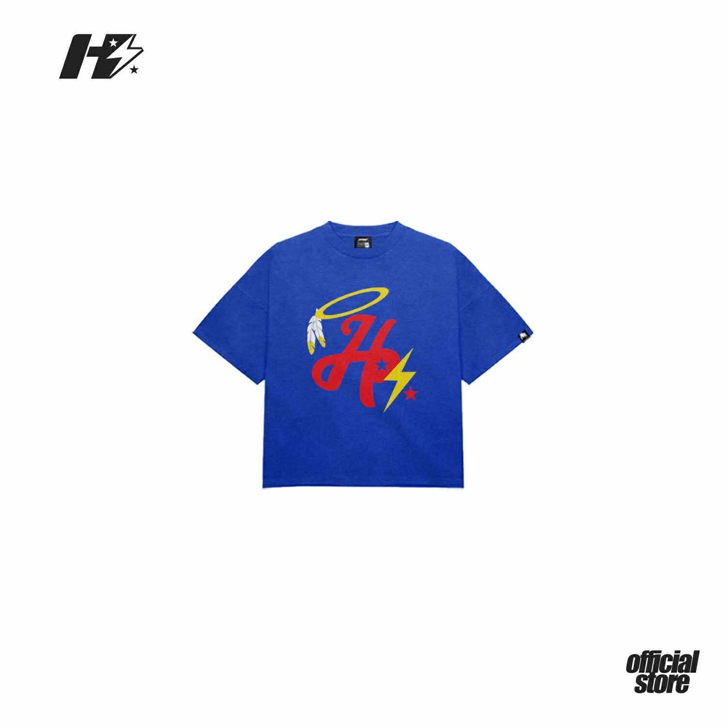 THP INDIAN'S HALO TEE BOXY CROP SPECIAL FABRIC ( THE HUNDRED PERCENT OFFICIAL STORE )