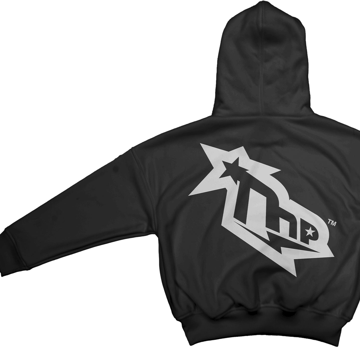 THEHUNDREDFCKNPERCENT HOODIE BLACK (CROP BOX)