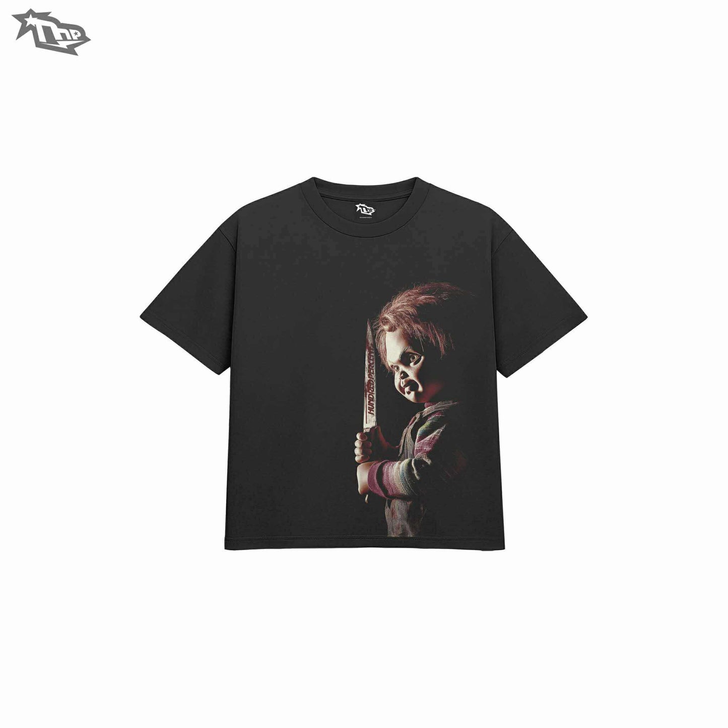 The Hundred Percent " The 13th Hours Series" Boxy Crop Shirt