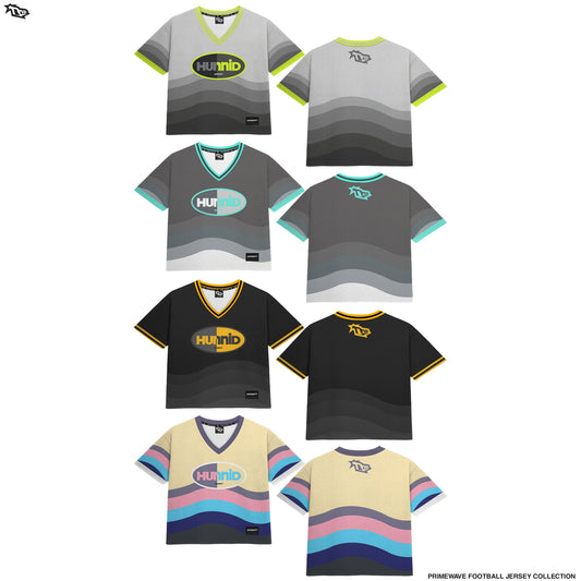 THE HUNDRED PERCENT " PRIMEWAVE FOOTBALL JERSEY" BOXY CROP