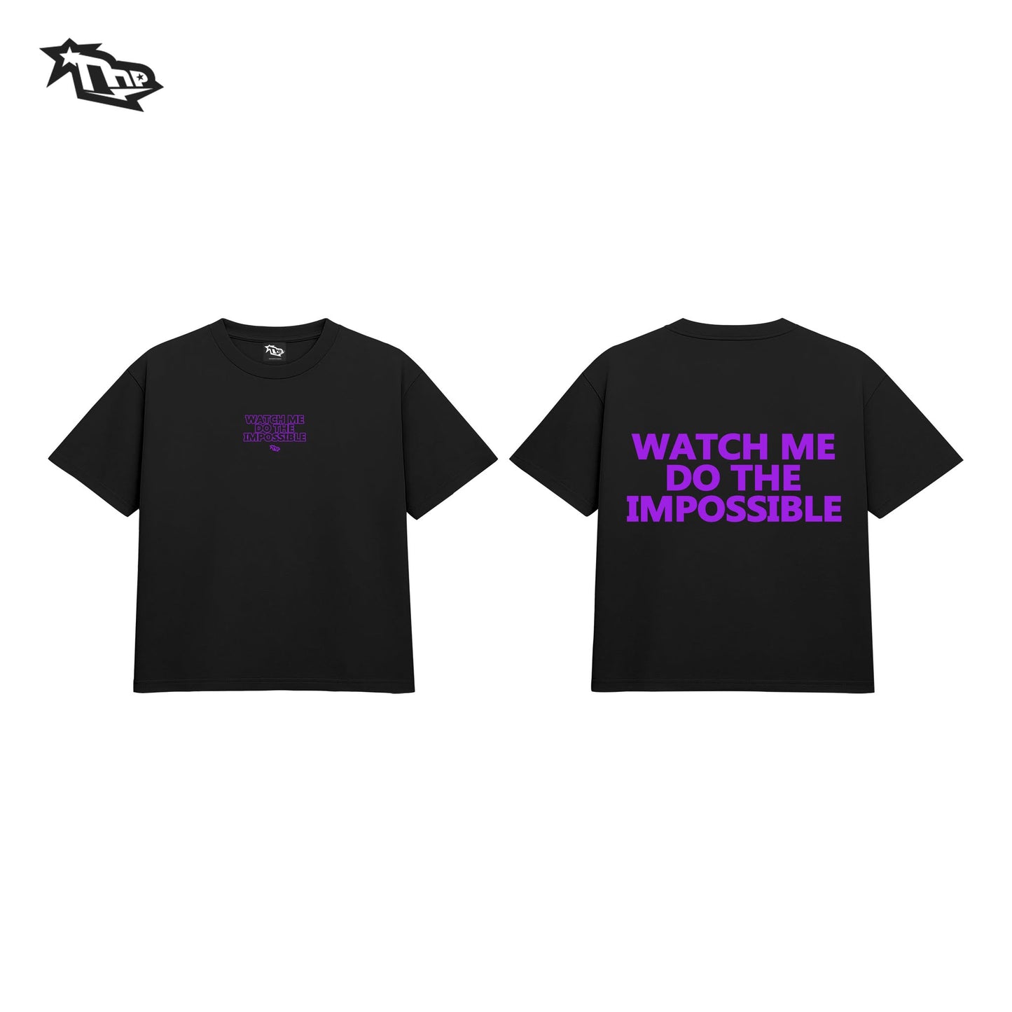 THE HUNDRED PERCENT " WATCH ME" SHIRT BOXY CROP