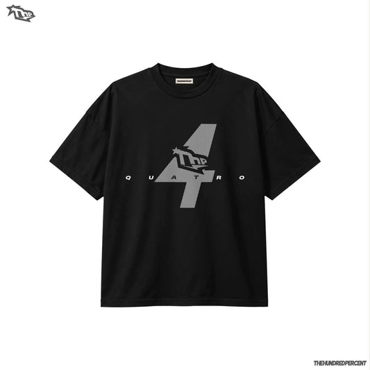 The Hundred Percent “NUMERO QUATRO” Regular Fit | Premium Graphic Tee | Premium DTF Print
