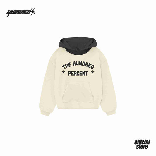 THP " ARC HOODIE CREAM/BLACK " THE HUNDRED PERCENT OFFICIAL STORE