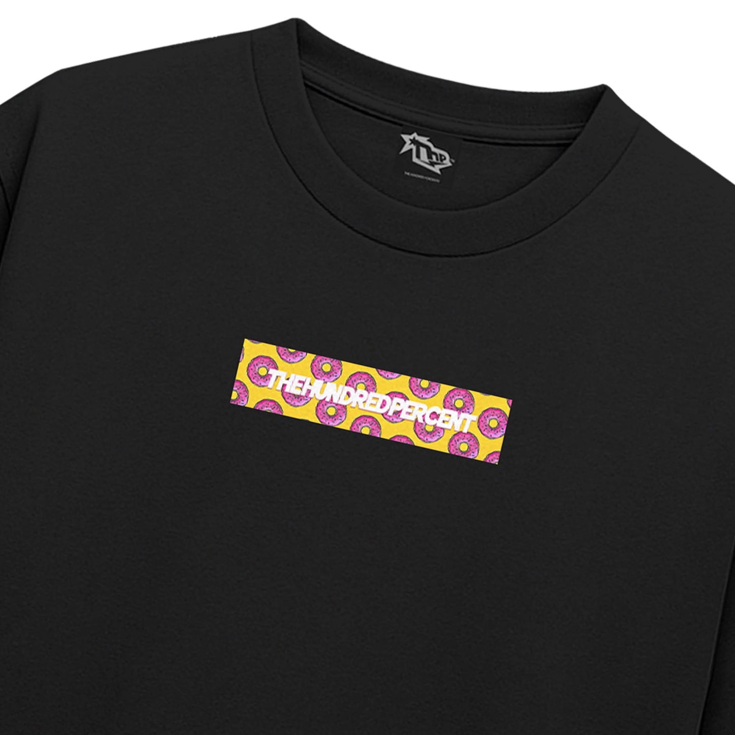 THE HUNDRED PERCENT "BOX LOGO" BOXY CROP SHIRT