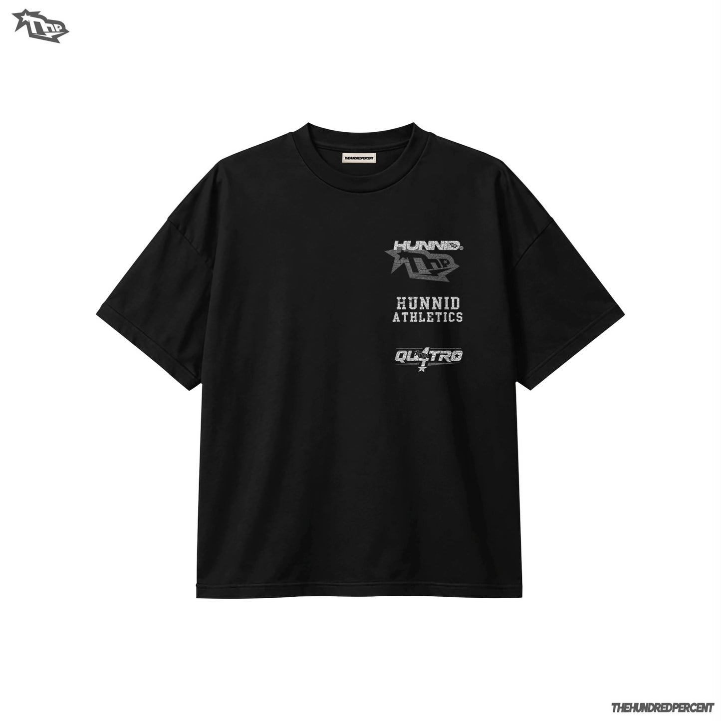 The Hundred Percent “ATHLETIC QUATRO” Regular Fit | Premium Graphic Tee | Premium DTF Print | Viral TEE