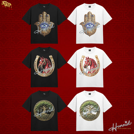 THE HUNDRED PERCENT " SILVER LINING LUCK" SHIRT (REGULAR FIT) FOLDER 2