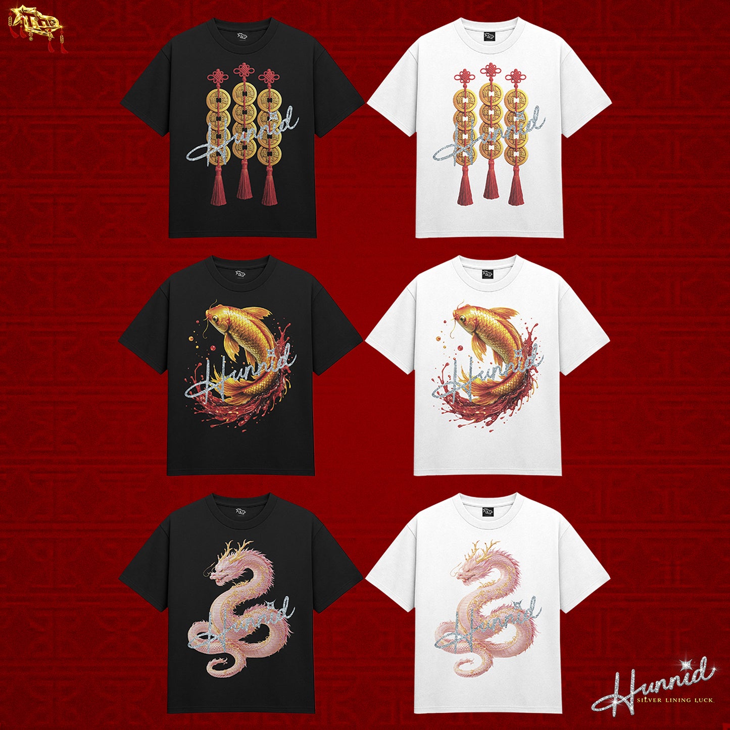 THE HUNDRED PERCENT " SILVER LINING LUCK" SHIRT (REGULAR FIT) FOLDER 3