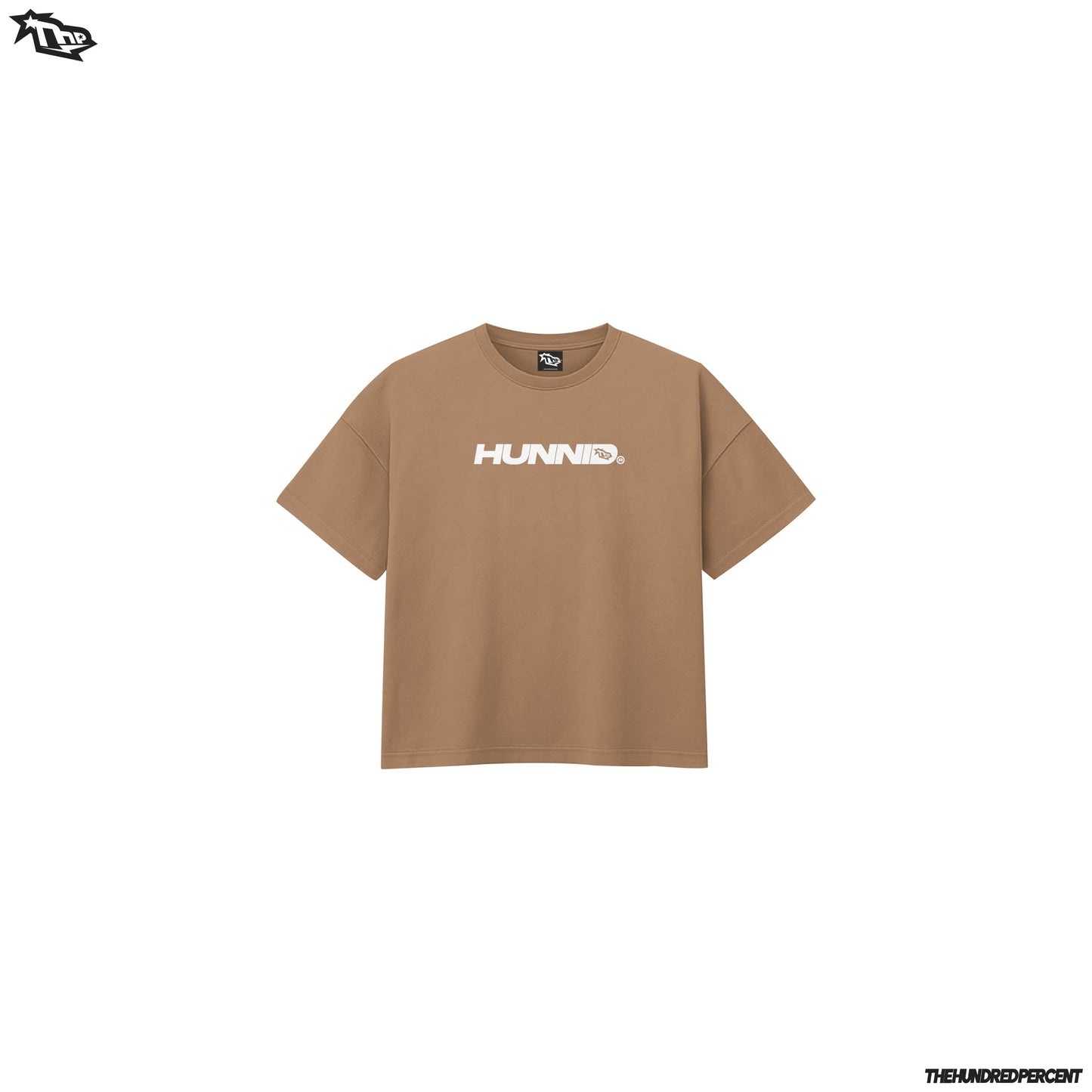 THE HUNDRED PERCENT "BASIC LOGO"  high quality men’s shirt boxy fit viral tiktok trendy tee
