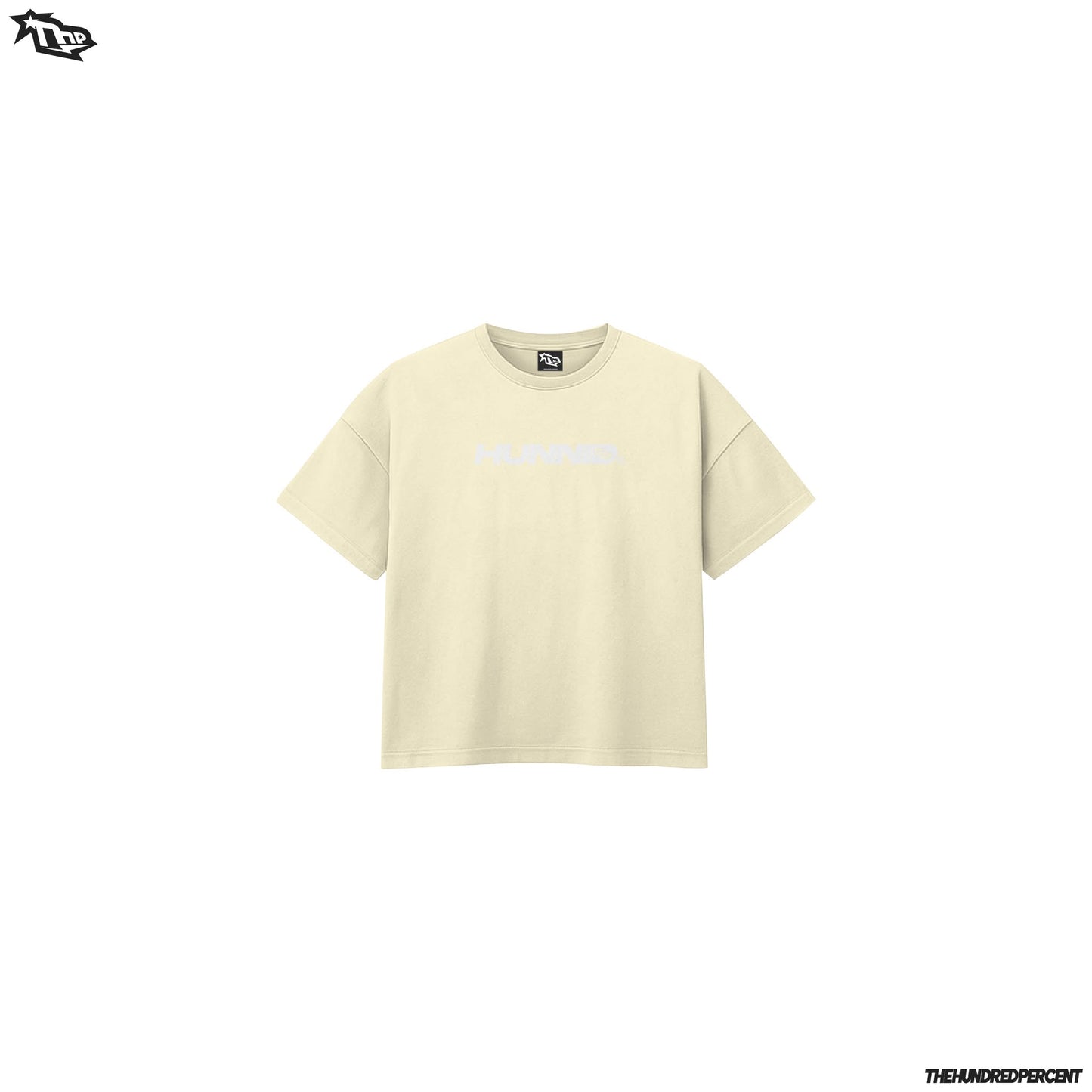 THE HUNDRED PERCENT "BASIC LOGO"  high quality men’s shirt boxy fit viral tiktok trendy tee