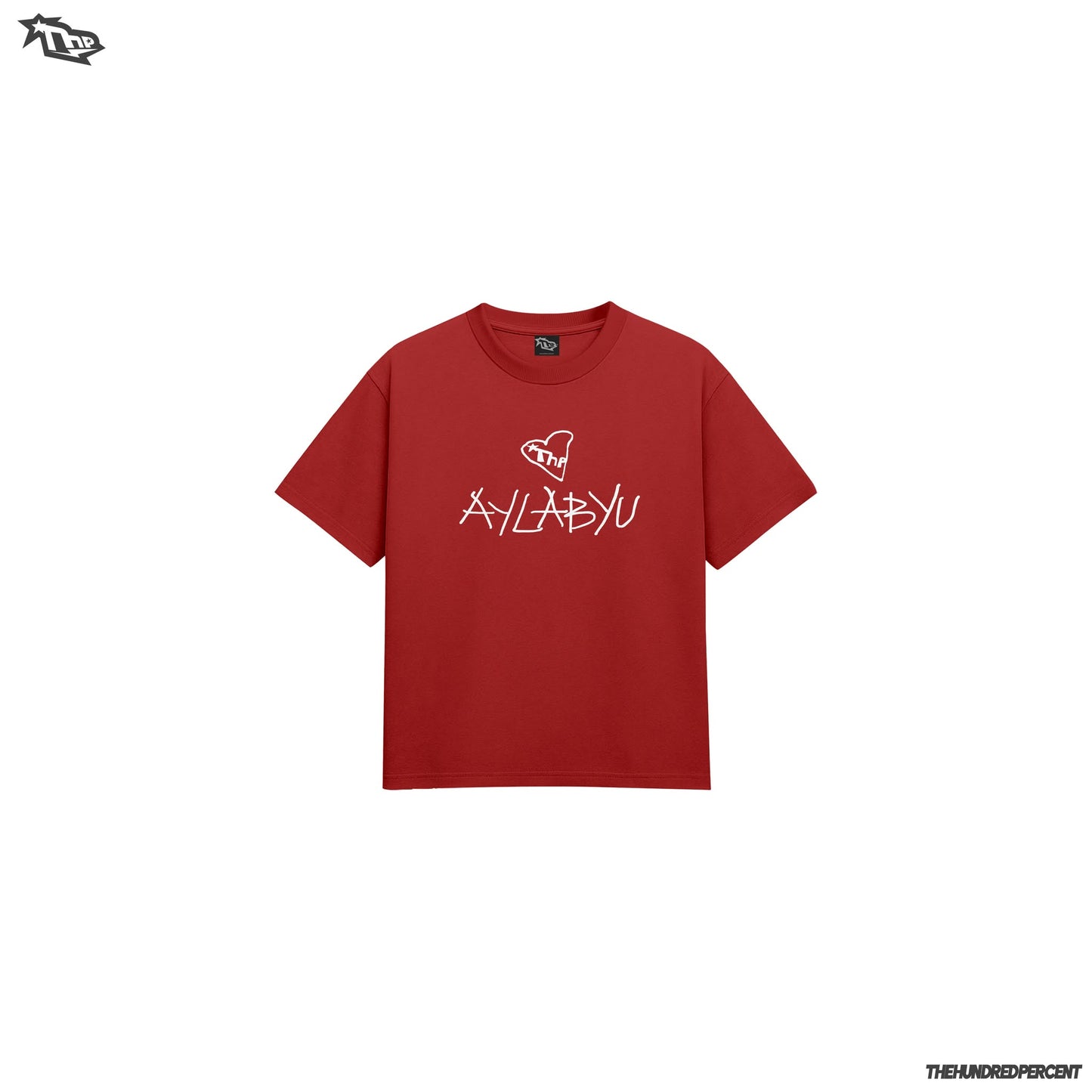 THE HUNDRED PERCENT "HUNNID LOVE SERIES" high quality men’s shirt boxy fit viral  trendy tee