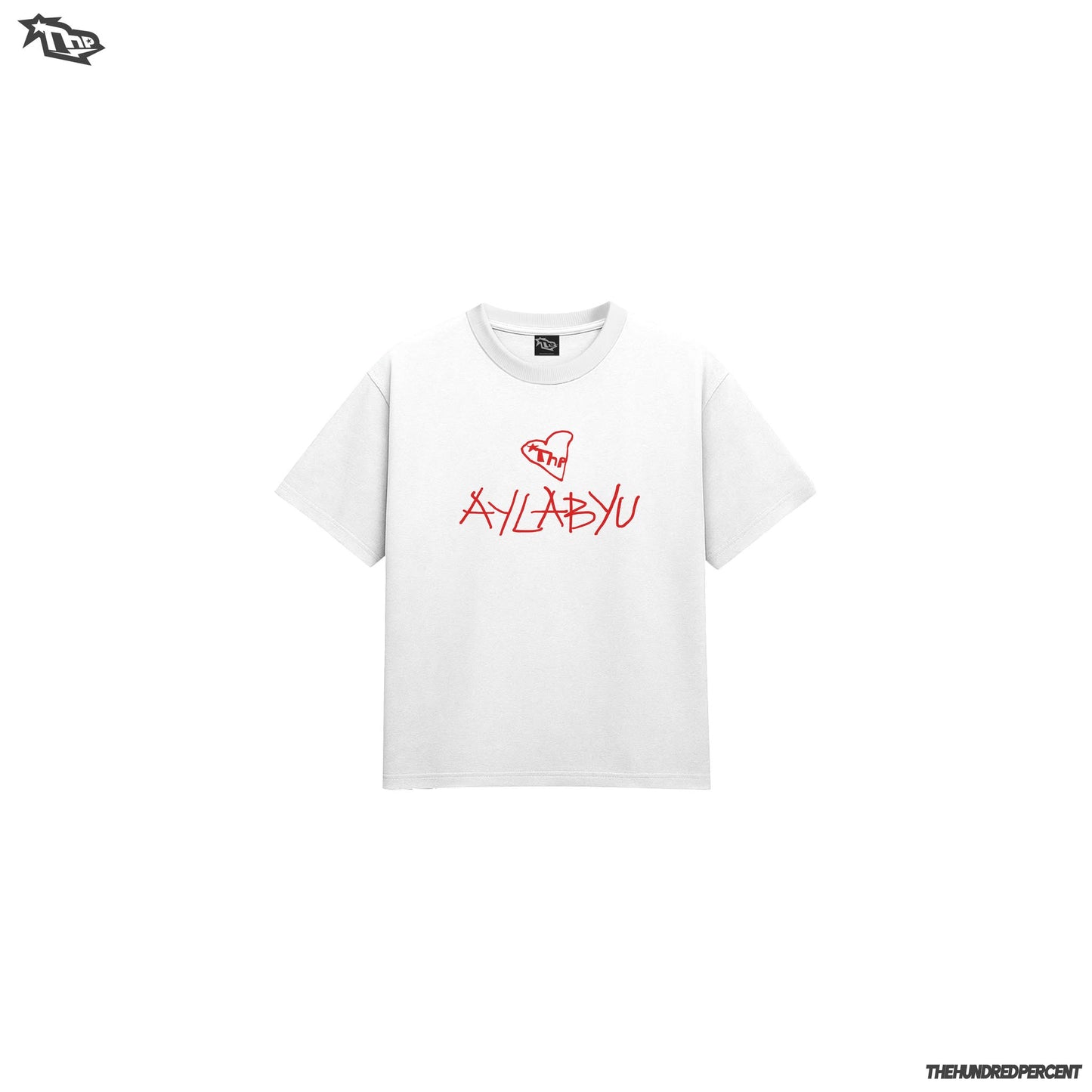 THE HUNDRED PERCENT "HUNNID LOVE SERIES" high quality men’s shirt boxy fit viral  trendy tee