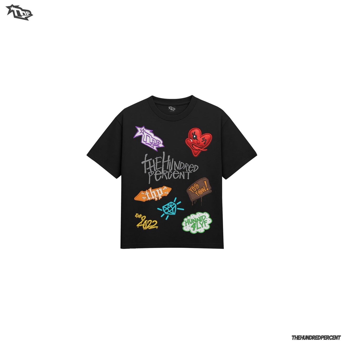 THE HUNDRED PERCENT "BRUSH AND PATCH SERIES" SHIRT