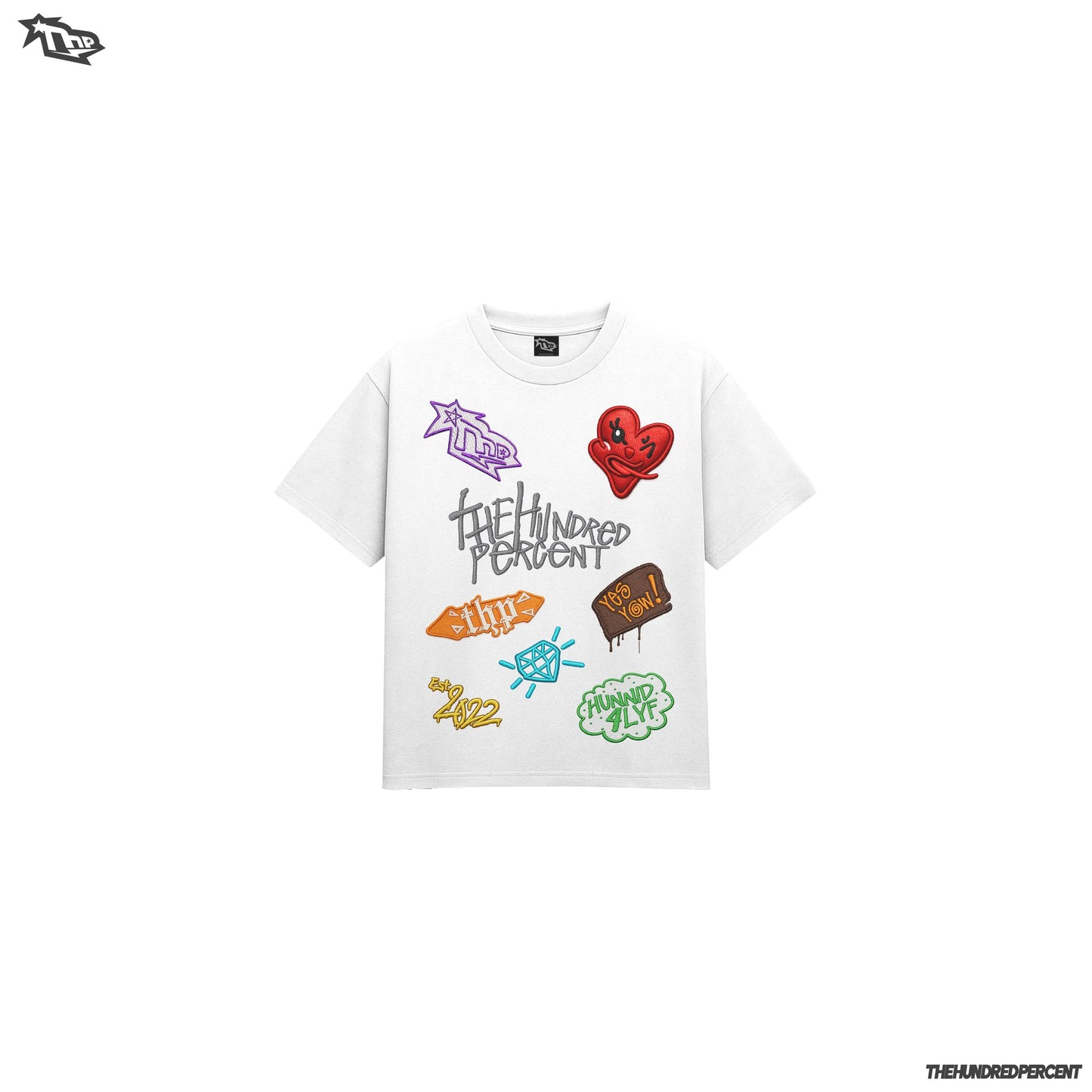 THE HUNDRED PERCENT "BRUSH AND PATCH SERIES" SHIRT