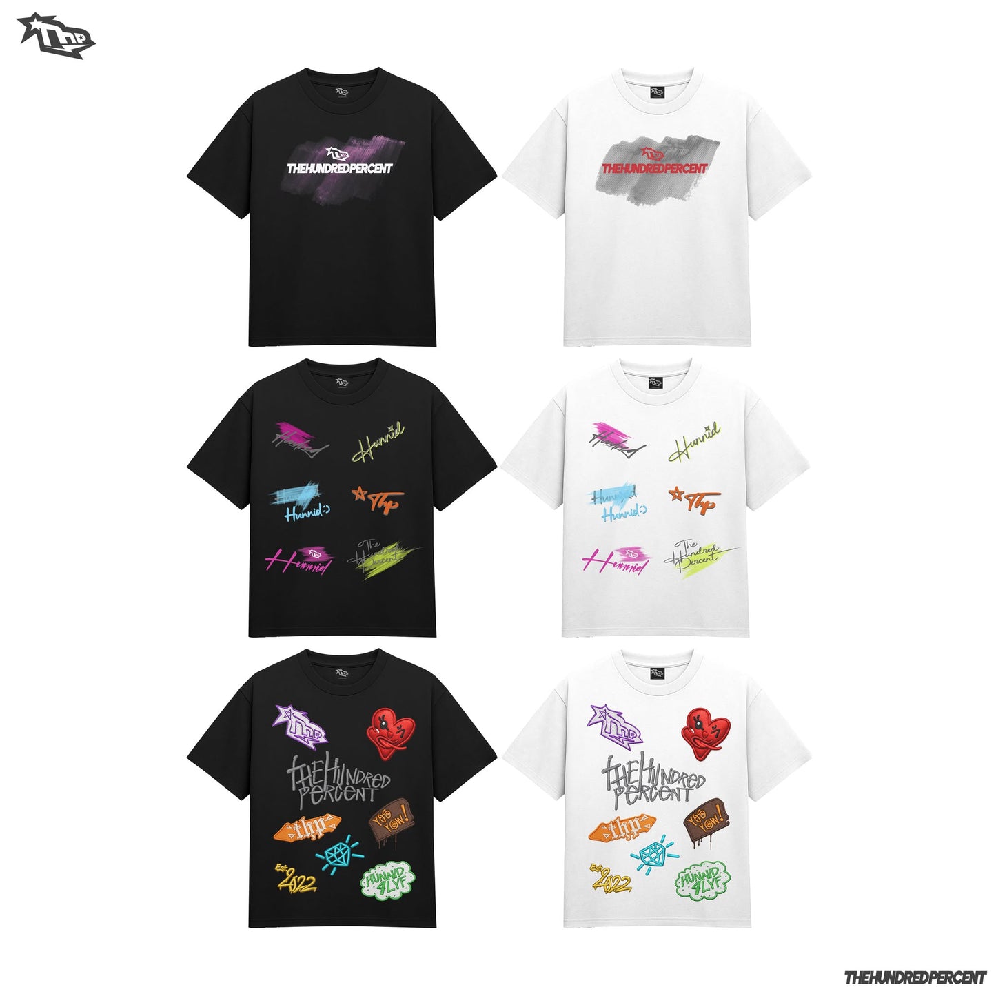 THE HUNDRED PERCENT "BRUSH AND PATCH SERIES" SHIRT