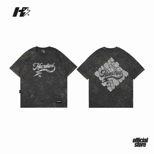 THP "IVORY LACE" ACID WASH REGULAR FIT  THE HUNDRED PERCENT OFFICIAL STORE