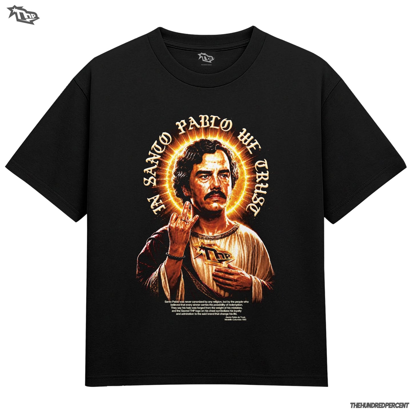 THE HUNDRED PERCENT “EL SANTO” #SaintPablo #InStPabloWeTrust #StreetSaint #FaithAndHustle Viral Finds • TikTok Made Me Buy It • Trending Outfit