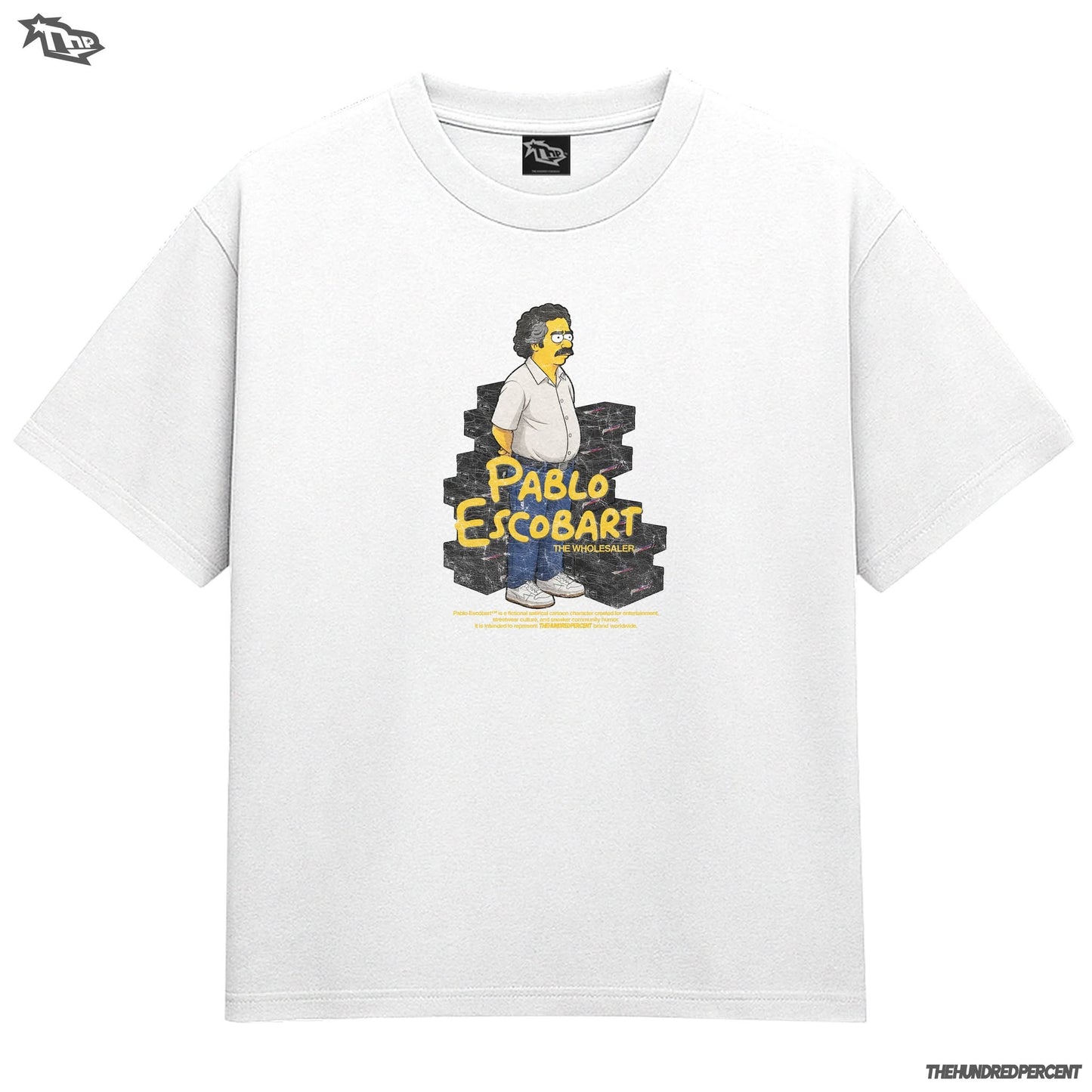 "THE HUNDRED PERCENT" Escobart • The Wholesaler-Crewneck TikTok Viral  • Vintage Graphiv Tee  • Trending Now • Must Have • Streetwear PH • Fashion Trend