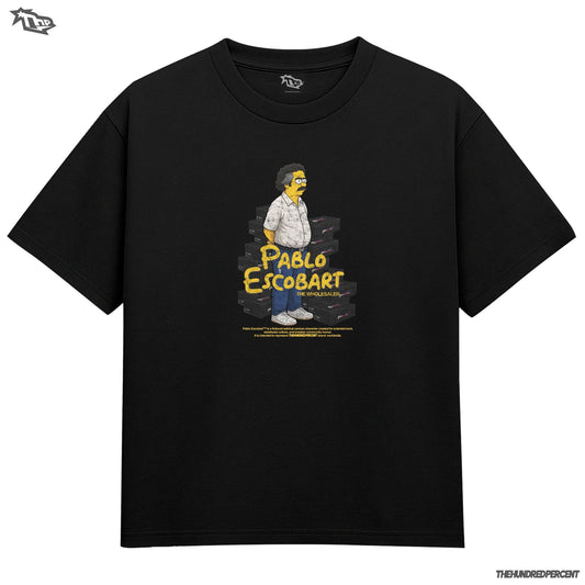 "THE HUNDRED PERCENT" Escobart • The Wholesaler-Crewneck TikTok Viral  • Vintage Graphiv Tee  • Trending Now • Must Have • Streetwear PH • Fashion Trend