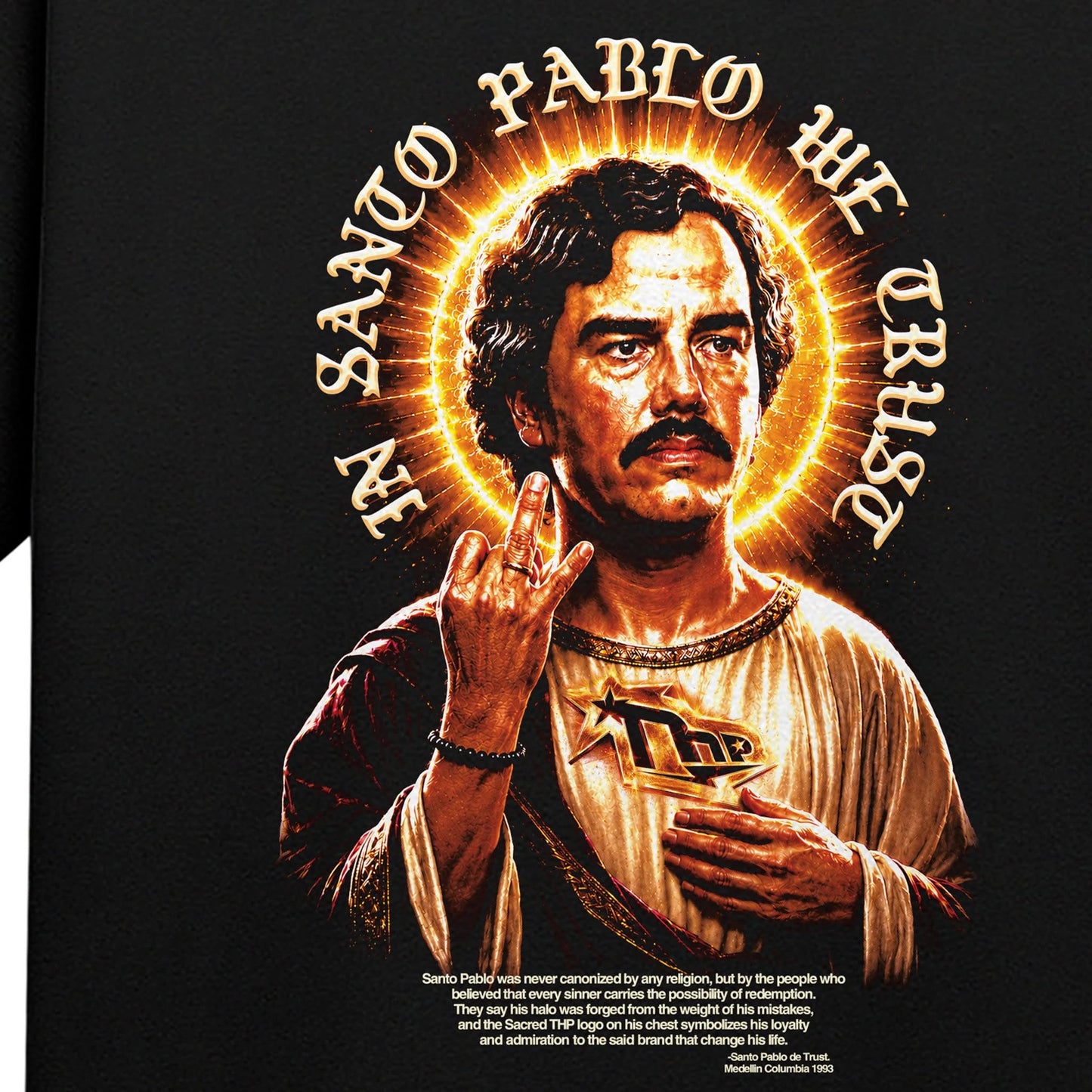 THE HUNDRED PERCENT “EL SANTO” #SaintPablo #InStPabloWeTrust #StreetSaint #FaithAndHustle Viral Finds • TikTok Made Me Buy It • Trending Outfit
