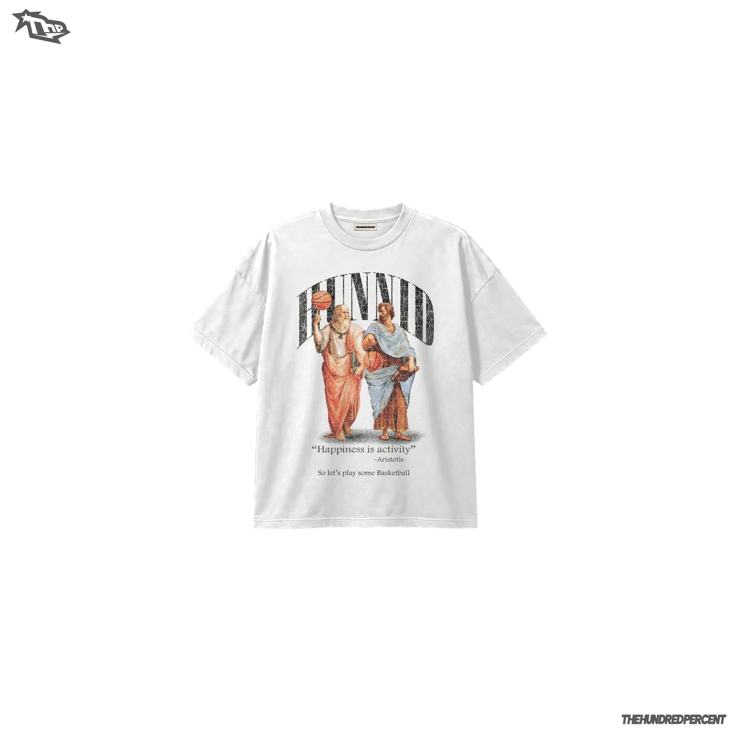 "THE HUNDRED PERCENT "(GREEK BALLER) Basketball Shirt • Hoops Life • Ball Is Life • Streetball