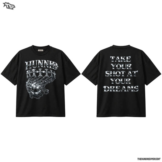 THE HUNDRED PERCENT "(CHROME RING) Basketball Shirt • Hoops Life • Court Ready • Ball Is Life • Streetball