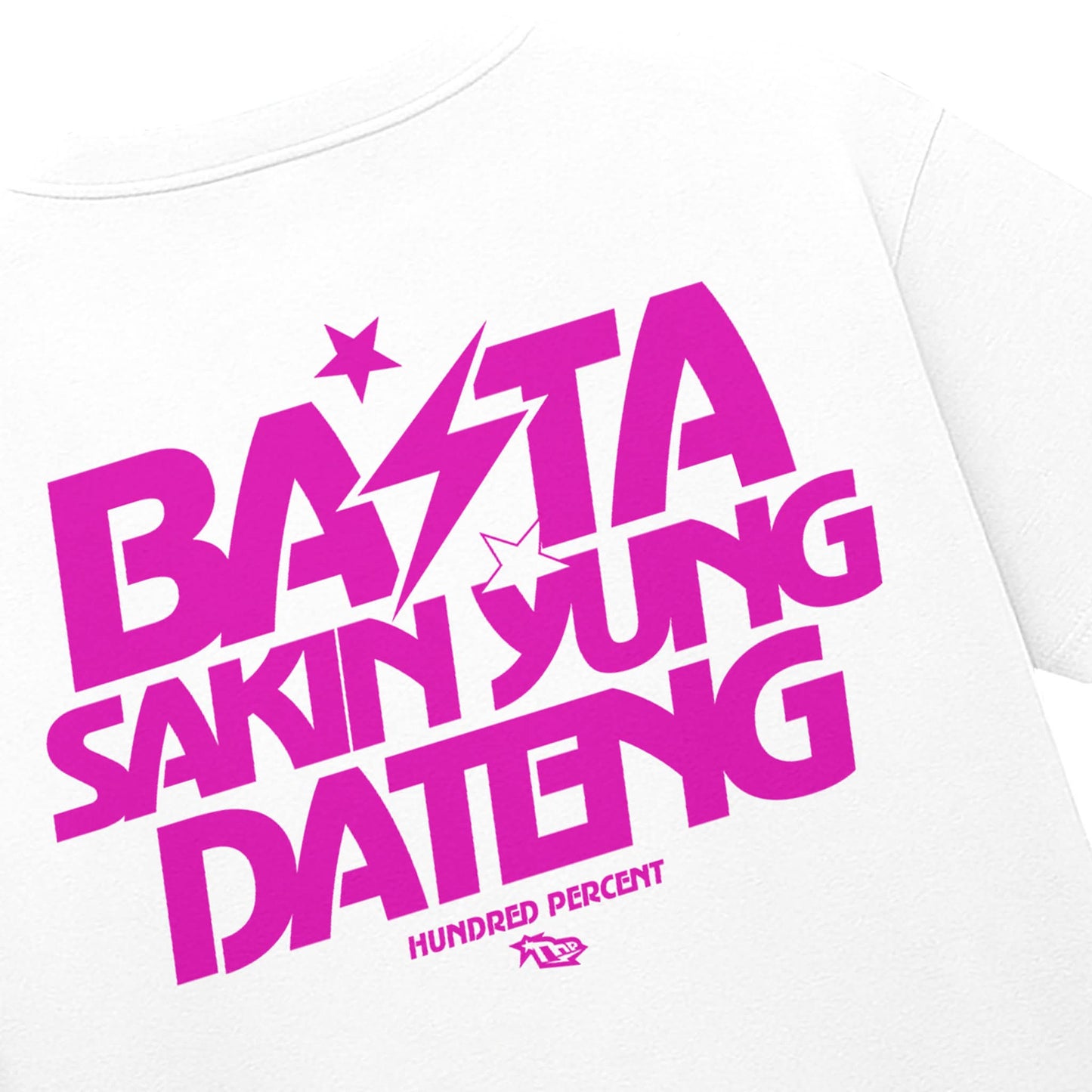 THE HUNDRED PERCENT X Paul N Ballin Shirt Pogi (White/pink)And (Black/Blue)