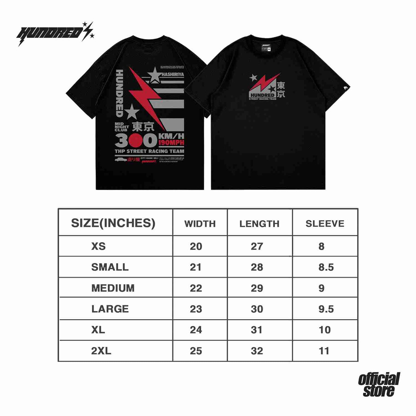 THP " MIDNIGHT TOKYO BLACK " THE HUNDRED PERCENT OFFICIAL STORE