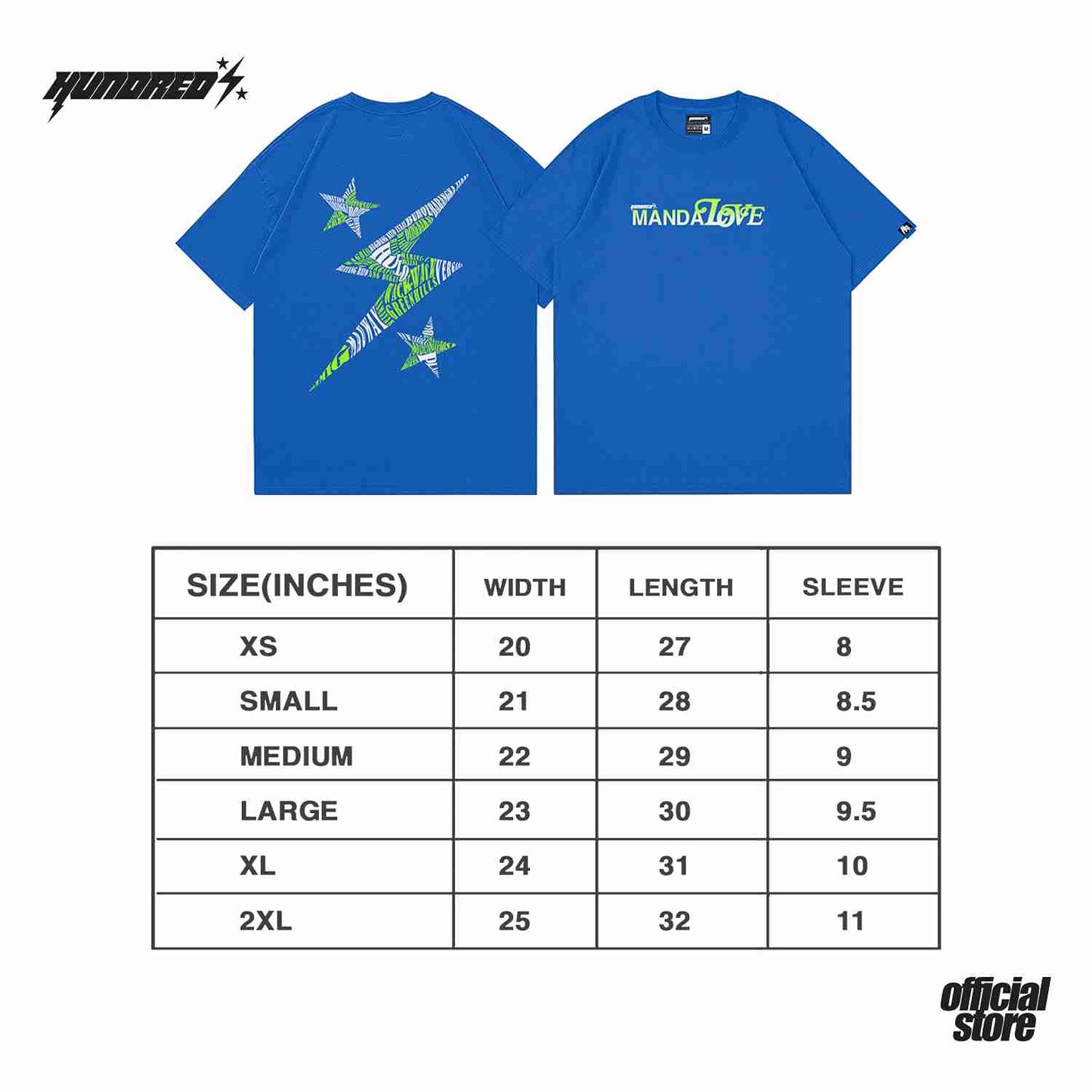 THP " MANDA LOVE BLUE " THE HUNDRED PERCENT OFFICIAL STORE