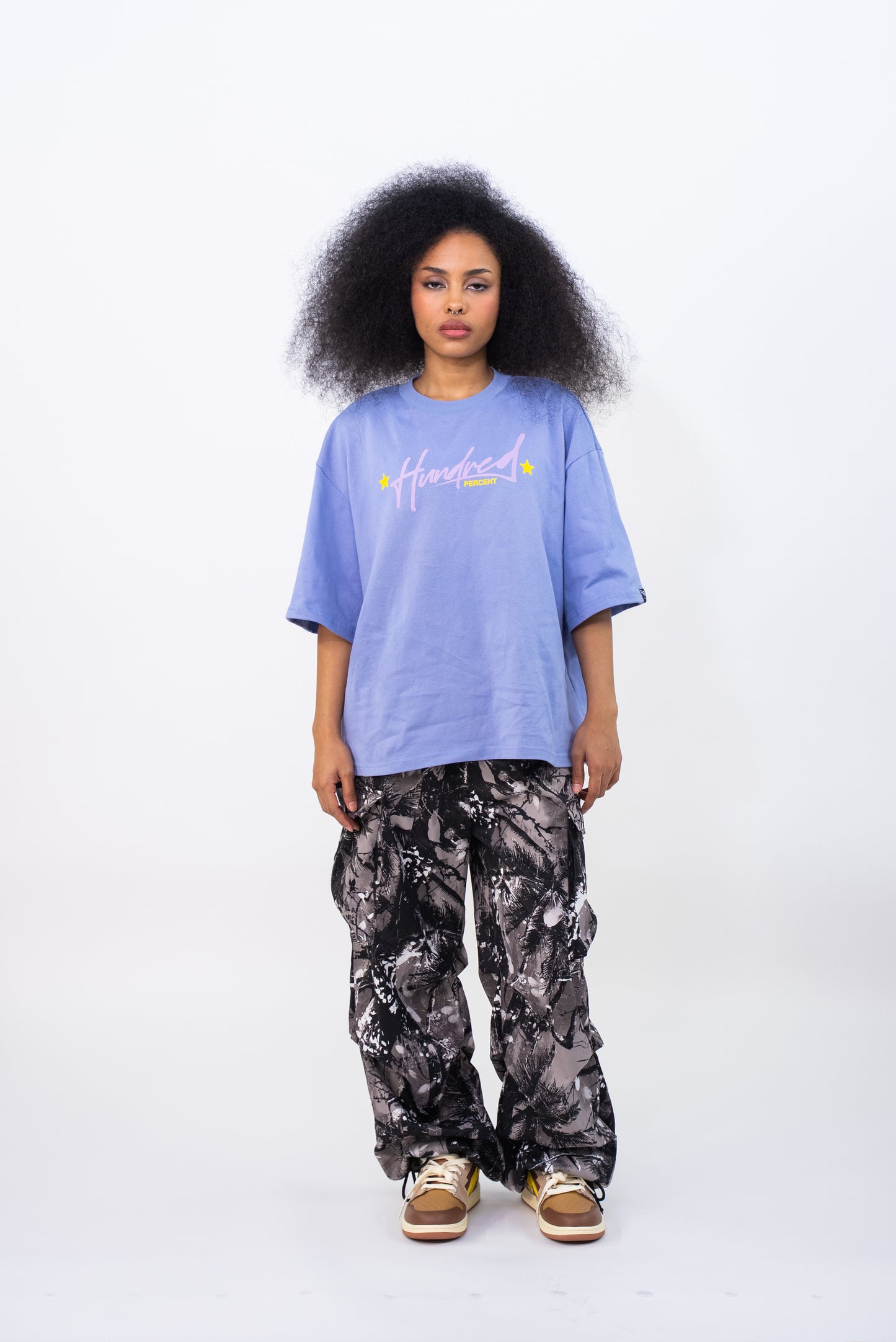 THE HUNDRED PERCENT (THE ORION BELT SERIES ) BOXY CROP SHIRT