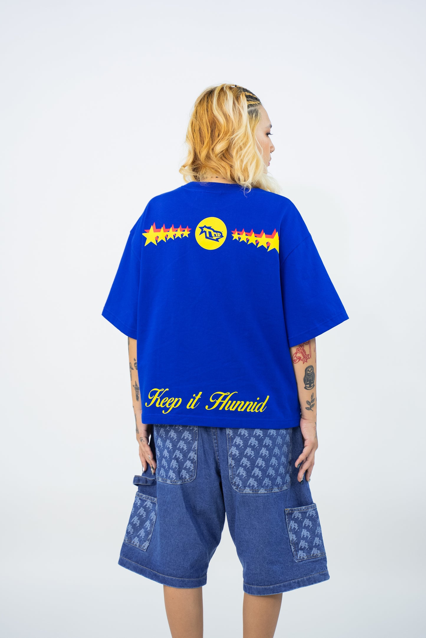 THE HUNDRED PERCENT (THE ORION BELT SERIES ) BOXY CROP SHIRT