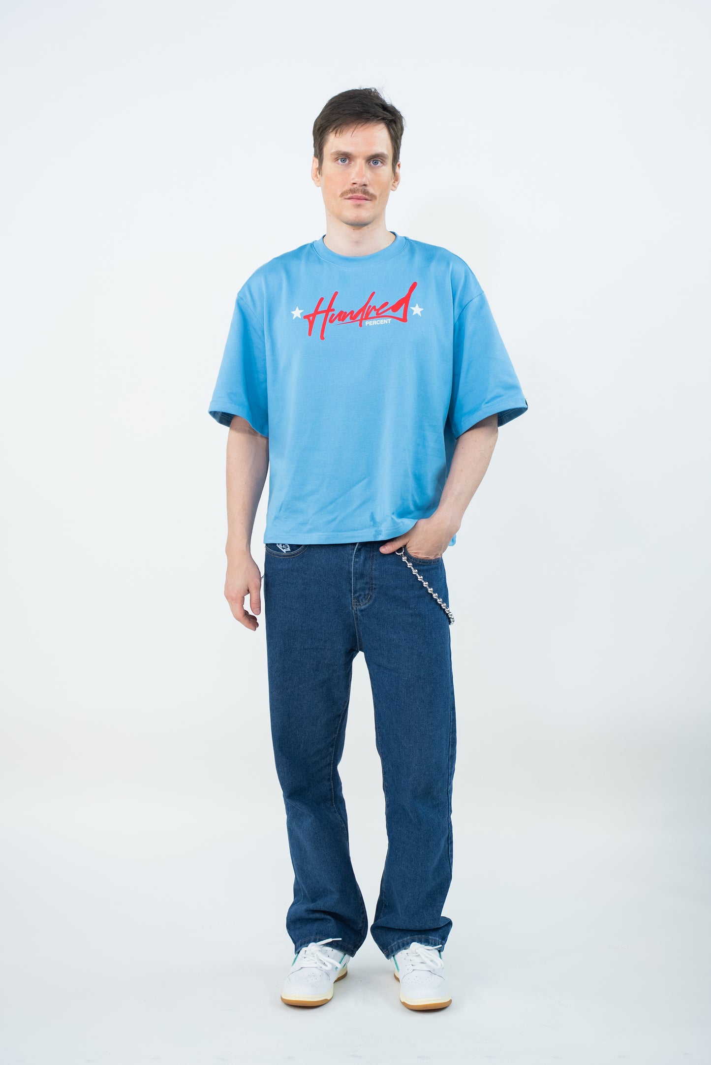 THE HUNDRED PERCENT (THE ORION BELT SERIES ) BOXY CROP SHIRT