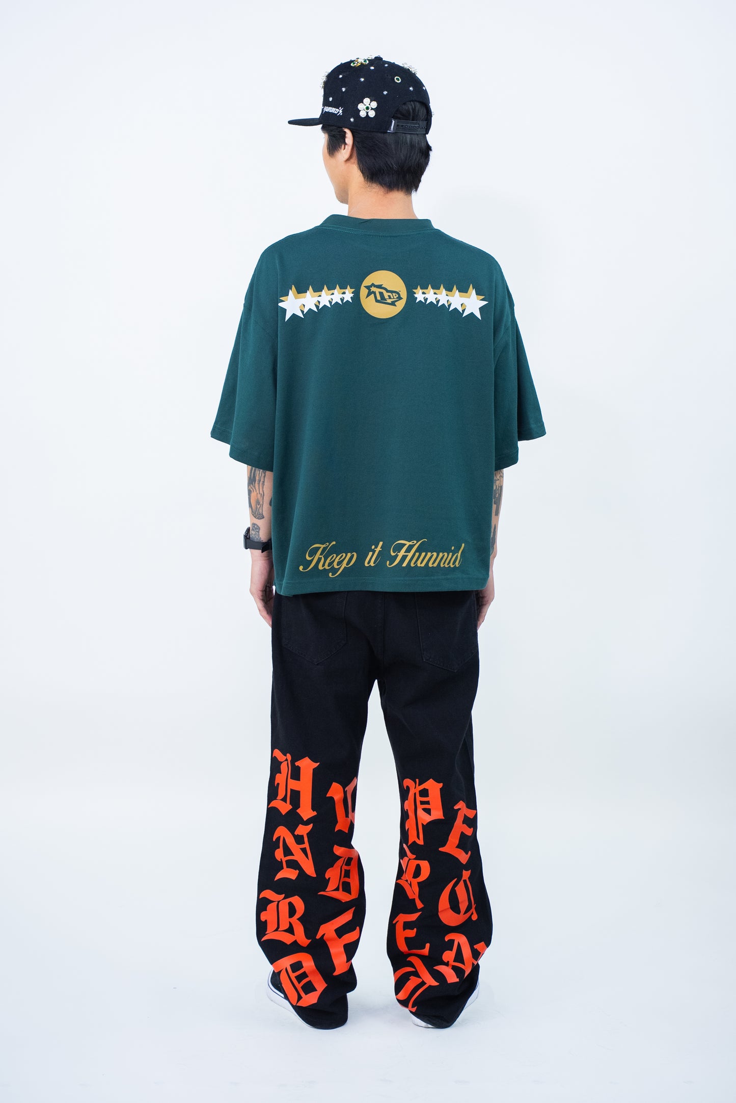 THE HUNDRED PERCENT (THE ORION BELT SERIES ) BOXY CROP SHIRT