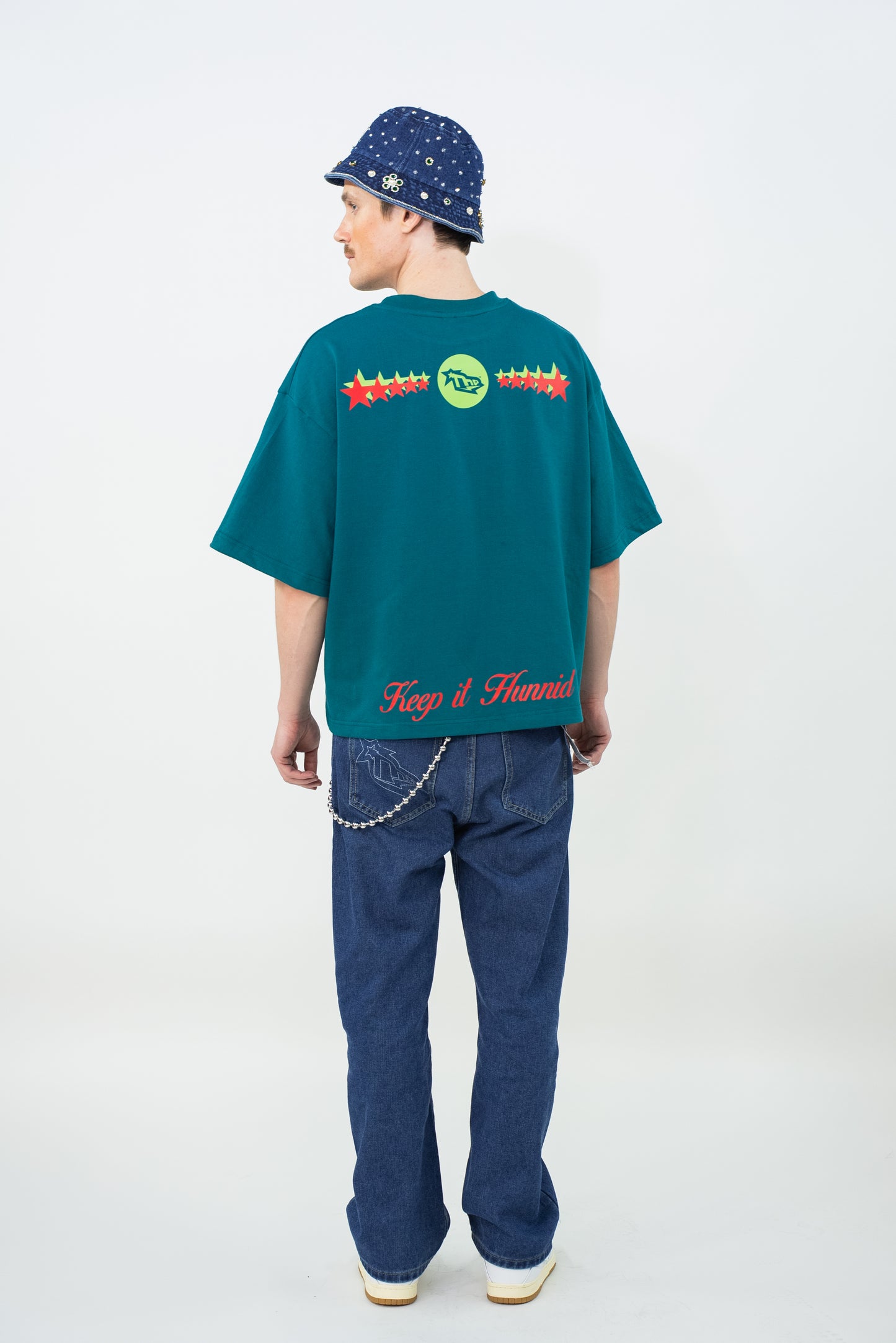 THE HUNDRED PERCENT (THE ORION BELT SERIES ) BOXY CROP SHIRT