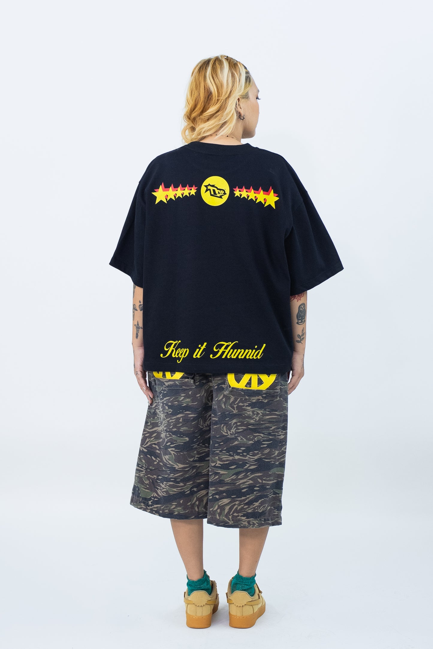 THE HUNDRED PERCENT (THE ORION BELT SERIES ) BOXY CROP SHIRT