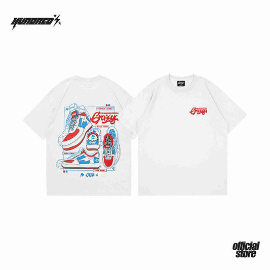 THP ( GRASYA COLLABORATION ) " TECH PACK WHITE TEE " THE HUNDRED PERCENT OFFICIAL STORE