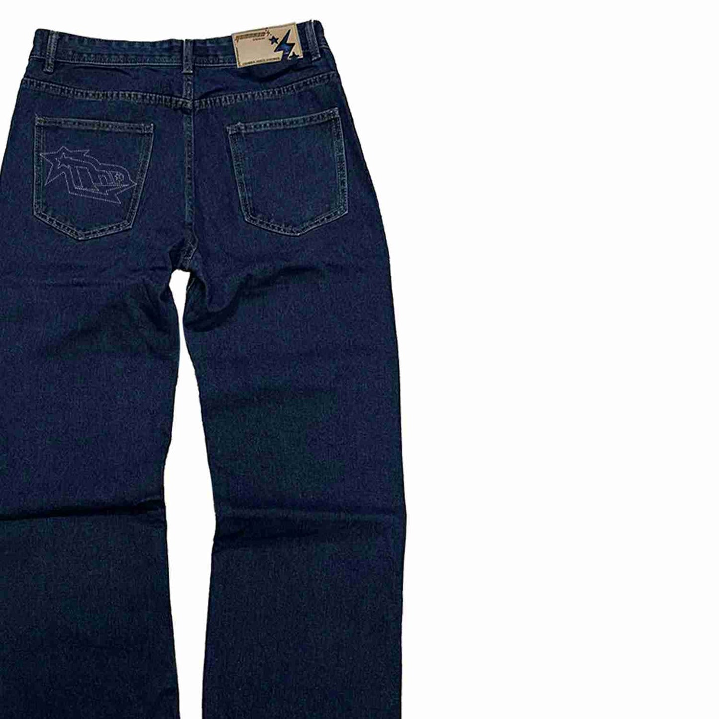THE HUNDRED PERCENT DENIM SLABS BAGGY PANTS"
