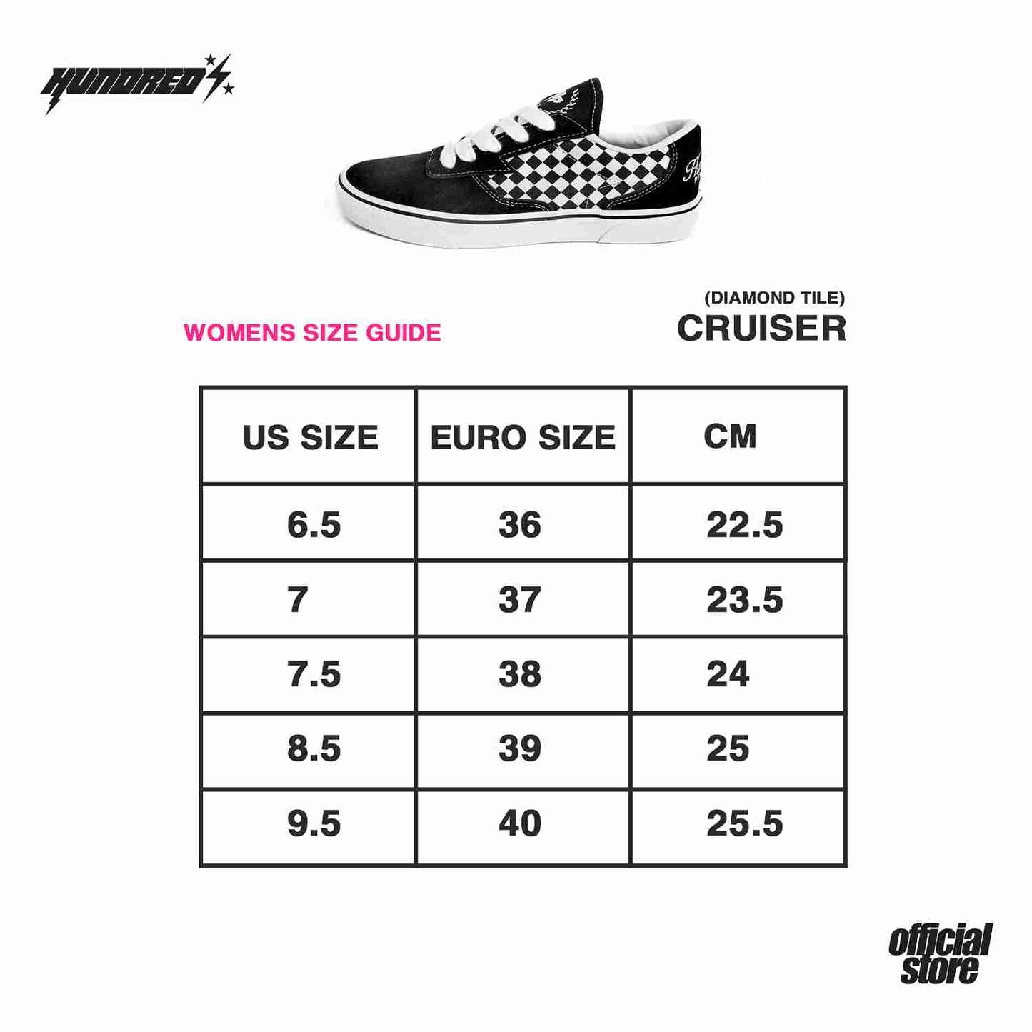 THP " CRUISER DIAMOND TILE " THE HUNDRED PERCENT OFFICIAL STORE